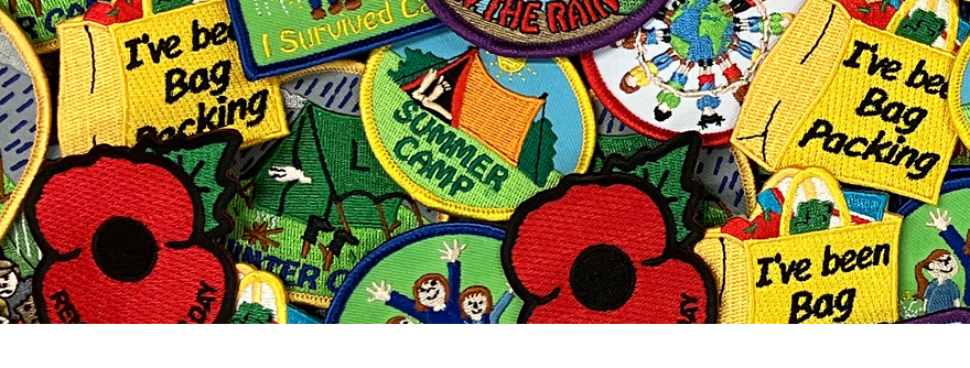 Embroidered Badge Shop Header