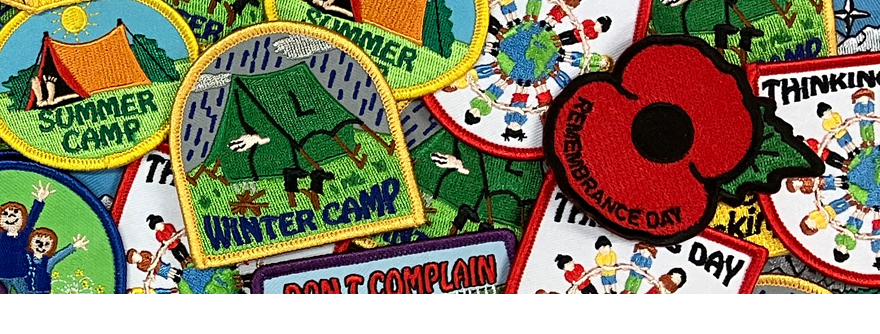 Embroidered Badge Shop Header